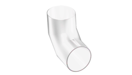 кожух оцинкованный для отвода 90° 160x0,55 мм купить в Казани