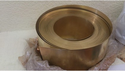 Лента латунная ДПРНМ 10x0,05 мм Л80 фото ленту латунную ДПРНМ 10x0,05 мм Л80 купить в Казани