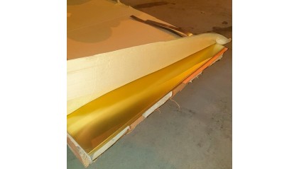 лист латунный ГПРХХ 10x1000x2000 мм ЛЖМц59-1-1 купить в Казани