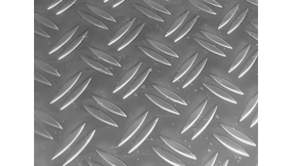 лист алюминиевый рифленый дуэт 1 мм АМг2Н2 купить в Казани
