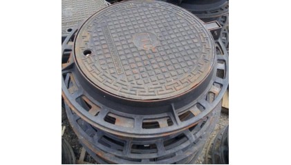 люк чугунный ГТС легкий круглый Т 760x76 мм СЧ10 купить в Казани