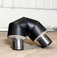 Отвод полиэтиленовый в ППУ изоляции 45° 32x3 мм ГОСТ 30732-2020