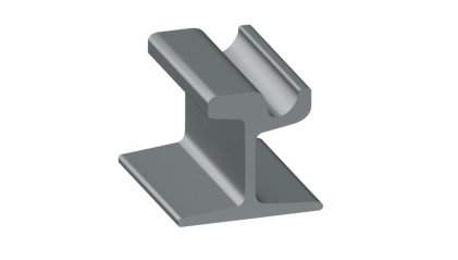 Рельсы РТ62 стальные трамвайные 8 м Э76 фото рельсы РТ62 стальные трамвайные 8 м Э76 купить в Казани