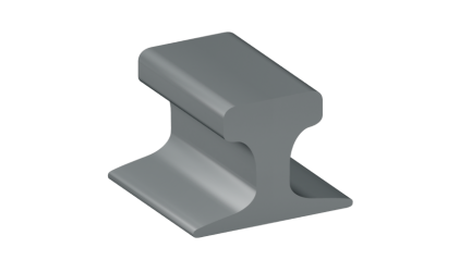 рельсы КР70 стальные крановые 10 м К76Ф купить в Казани