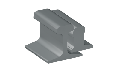 рельсы Р50 стальные рамные с остряком 4 м Э76 купить в Казани