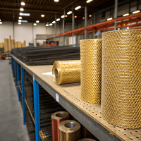 Сетка латунная 5x5x0,03 мм Л80 ГОСТ 6613-86