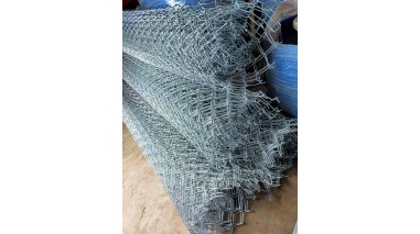 Сетка рабица оцинкованная 50x50x2 мм ГОСТ 5336-80 фото