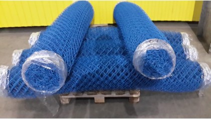 сетку рабицу стальную с полимерным покрытием (ПВХ) 40x40 3,2 мм купить в Казани