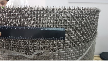 сетку нержавеющую рифленую (канилированную) 15x15 3,6 мм 12Х18Н10Т купить в Казани