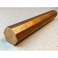 Шестигранник бронзовый 10 мм БрКН1-3 ТУ 48-21-60-80