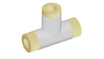тройник теплоизоляционный минераловатный 1020x630 мм купить в Казани