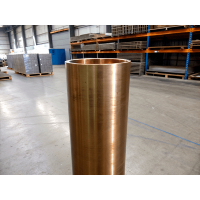 Труба бронзовая прессованная ГКР 10x2,5 мм БрА9Ж3Л ТУ 48-21-418-74