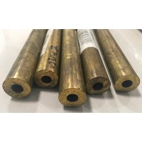 Труба латунная ГКРХХ 8x1 мм Л63 прессованная ГОСТ 494-2014