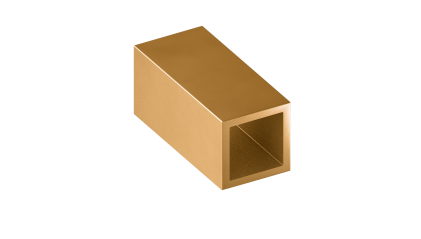 трубу латунную профильную квадратную ДКВНТ 20x20x3 мм Л68 купить в Казани