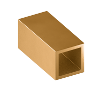 Труба латунная профильная квадратная ДКВНТ 50x50x3 мм Л90 ТУ 48-21-428-84