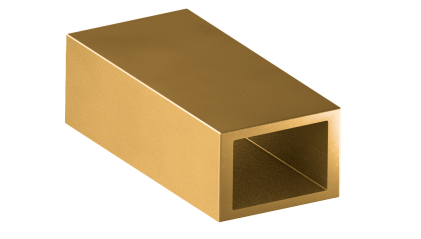 трубу латунную профильную прямоугольную ДПРНТ 48x24x2 мм Л68 купить в Казани
