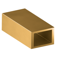 Труба латунная профильная прямоугольная ДПРНТ 120x10x2 мм Л90 ГОСТ 20900-2014