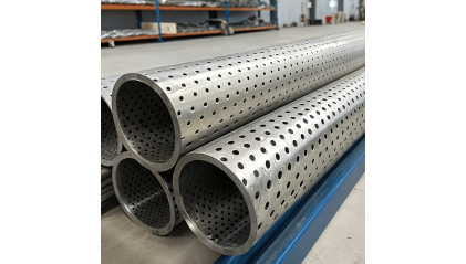 Труба нержавеющая перфорированная бесшовная 76x4 мм AISI 409 фото трубу нержавеющую перфорированную бесшовную 76x4 мм AISI 409 купить в Казани