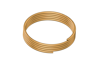 трубку латунную капиллярную ДКРНМ 2,2x0,5 мм Л68 купить в Казани