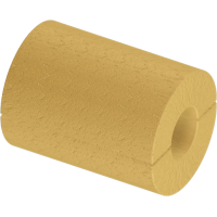 Цилиндр теплоизоляционный минераловатный вырезной без покрытия 102x100x500 мм Г1 Ц 100 ГОСТ 23208-2022