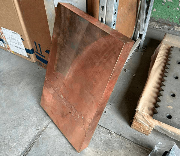 Плита медная 60x1500 мм М1 ГОСТ 1173-2006 фото