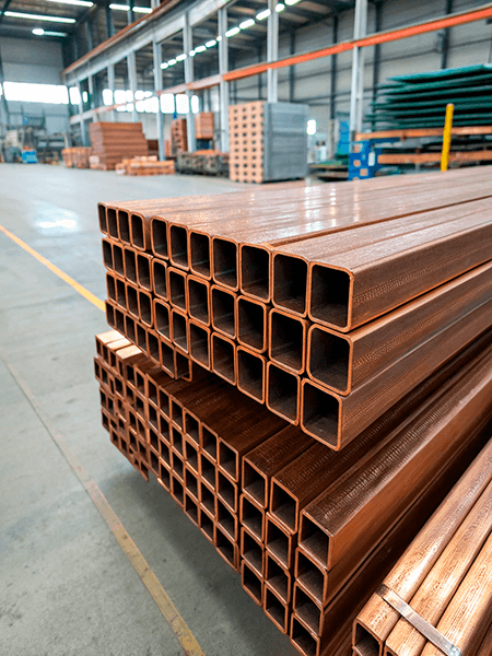 Трубы профильные медные