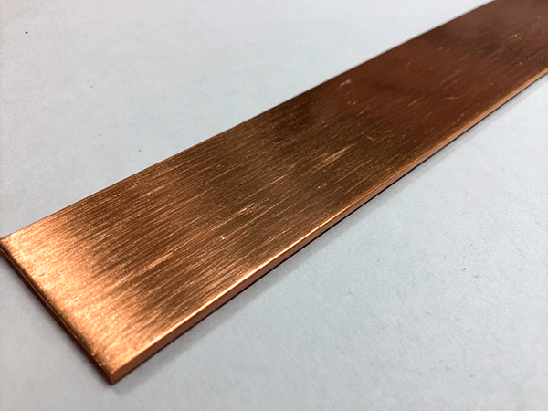 Полоса бронзовая ДПРНТ 20x2 мм БрАЖ9-4 ГОСТ 1048-2016 фото