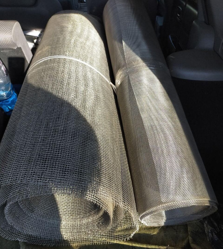 Сетка тканая нержавеющая 0,5x0,5x0,3 мм 12Х18Н10Т ГОСТ 3826-82 фото