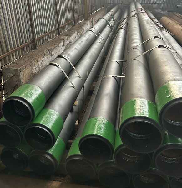 Труба стальная обсадная с треугольной резьбой 219x10,2 мм Д ГОСТ 632-80 фото